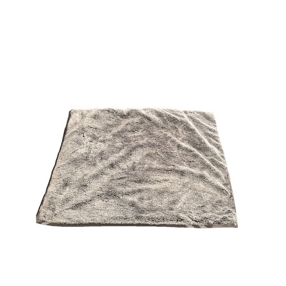 UGG Faux Fur Plaid Standard Sham Pillow Case Covers Reversilble Plush Set Of 2 - Picture 3 of 5